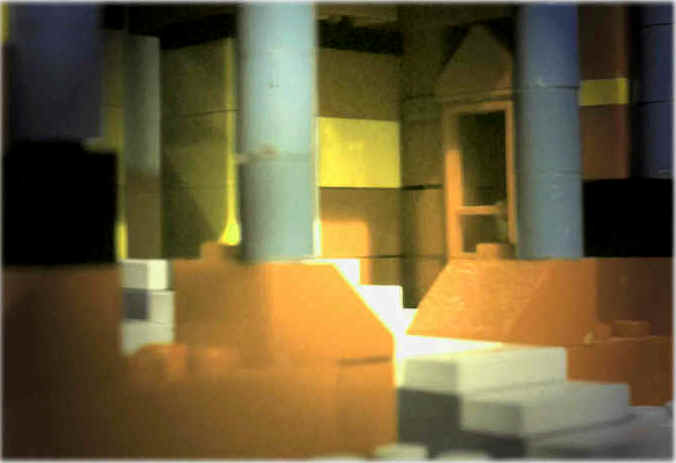 das Schatzhaus in Petra, Lego-Nachbau, Detail